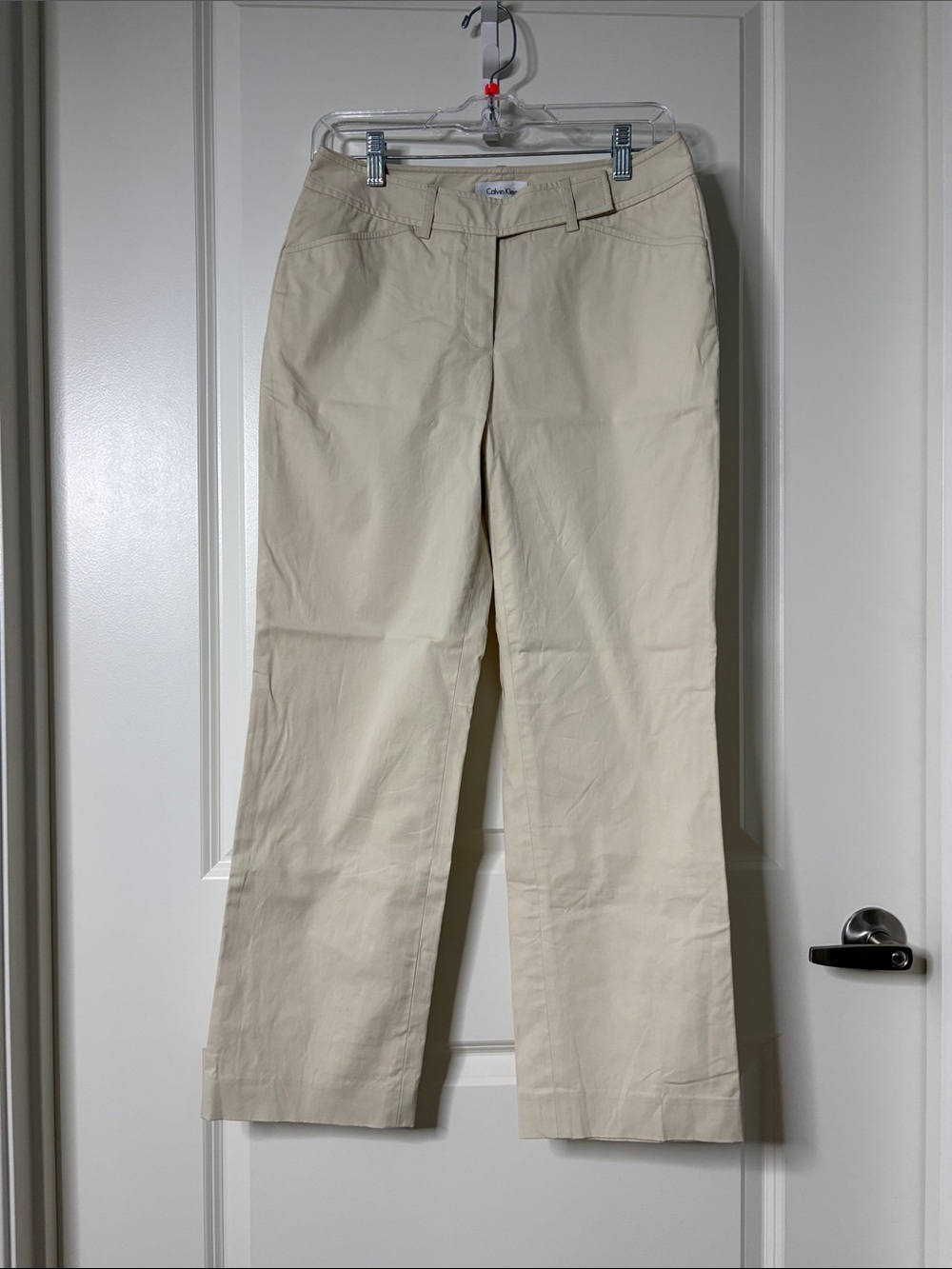 Calvin Klein Beige Boot Cut Pants